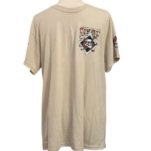 Savage rose skull saint sinner short sleeve t-shirt